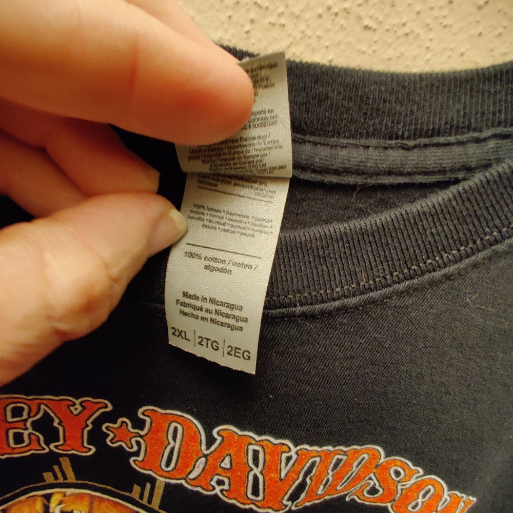 Harley-Davidson/Kid Rock  Black Graphic T-Shirt size 2xlarge (not  Harley shirt) - Picture 7 of 12